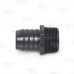 1-1/4" Barbed Insert x 1-1/4" Male NPT Threaded PVC Adapter, Sch 40, Gray