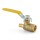 1/2” PEX x Sweat Brass Ball Valve, Full Port