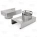 8" Adjustable Fireplace Insert Offset Adapter for Chimney Liner