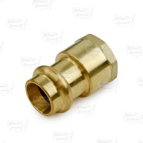 1/2" Press x Female Threaded Adapter, Imported