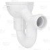 Low-Profile (Short) PVC Floor Drain w/ Round St. Steel Strainer, 2" Hub x 3" Inside Fit