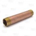 1-1/4" x 10" Brass Pipe Nipple