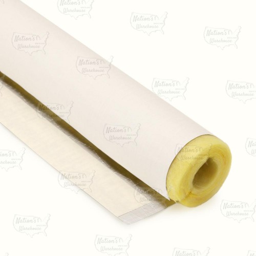 7/8" ID (1/2" IPS or 3/4" CTS) x 1/2" Wall, Micro-Lok High Performance Fiberglass Pipe Insulation, 3ft