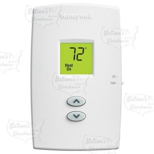 Honeywell TH1100DV1000 PRO 1000 Series Non Programmable Heat Only Thermostat, Settable Selectable Heat: 40 F to 90 F or 35 F to 90 F