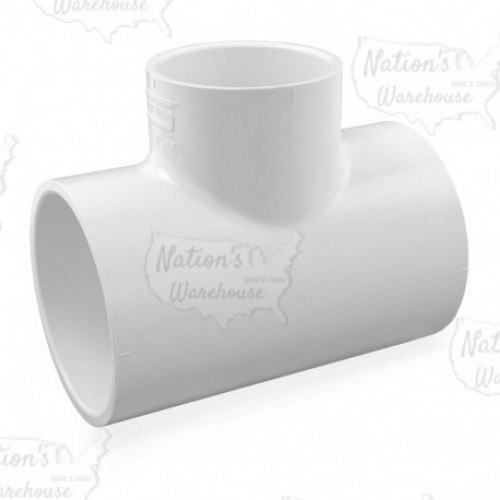 4" x 4" x 3" PVC DWV Sanitary Tee