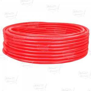 1" x 300ft PowerPEX Non-Barrier PEX-B Tubing, Red (Expandable, F1960 compliant)