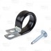 Plastic Coated Metal Clamp w/ Screw for 3/4" CTS Pipe (50/bag)