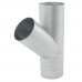 4" Galvanized Flue Wye, 12" Length, 26 GA..