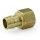 1” PEX x 1” Female Threaded Adapter, Brass, Lead-Free