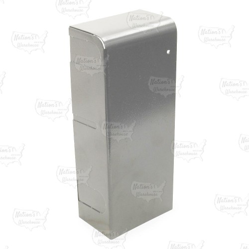 4" Left End Cap for Cast Iron Baseboard..
