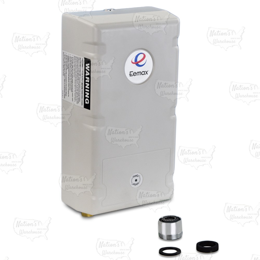 Black Point-of-Use Electric Tankless Water Heater - 3.5kW