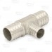 1" PEX x 1" x 3/4" PEX 304 St. Steel Reducing Tee (Lead-Free)..
