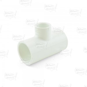 1" x 1" x 1/2" PVC (Sch. 40) Reducing Tee