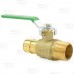 1" PEX Expansion x 1" MPT Threaded Brass Ball Valve, Lead-Free