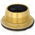 2" Hub, No-Calk (Slip-Fit) Brass Shower Base/Module Drain w/ Snap-in Strainer