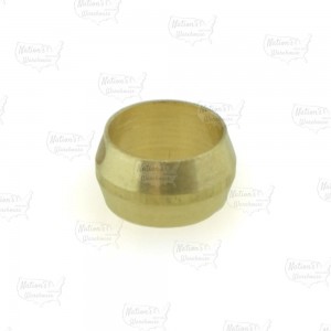 3/8" OD Brass Compression Sleeve, Lead-Free (Bag of 10)