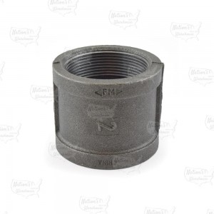 2" Black Coupling (Imported)