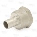 1/2" PEX x 1/2" Female Threaded Adapter, 304 St. Steel (Lead-Free)
