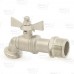 3/4" MPT 304 St. Steel Hose Bibb Ball Valve, 1/4-Turn (Lead-Free)..