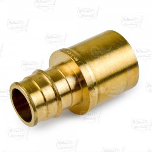 3/4" PEX x 1/2" Female Sweat F1960 Adapter, LF Brass