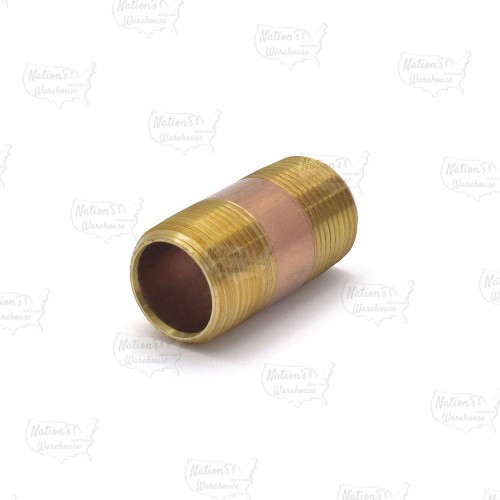 Everhot RB-034X2 3/4" x 2" Brass Pipe Nipple