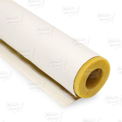 2-1/8" ID (2" CTS) x 1" Wall, Micro-Lok High Performance Fiberglass Pipe Insulation, 3ft