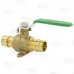 3/4" Expansion PEX Brass Ball Valve w/ Drop Ears, Lead-Free