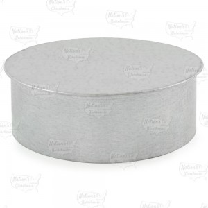 6" Galvanized Clean-Out Cap, 24 GA..