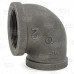 2" x 1-1/2" Black 90° Elbow (Imported)