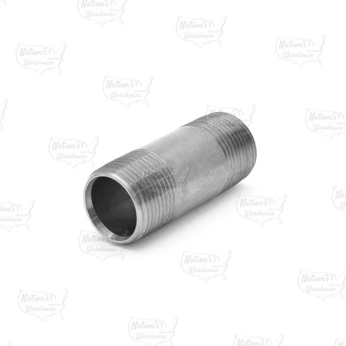 3/4" x 2-1/2" Stainless Steel Pipe Nipple