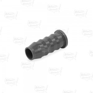 1/2" Barbed Insert PVC Plug, Sch 40, Gray