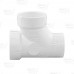 1-1/2" PVC DWV Sanitary Street Tee (Spigot x Socket x Socket)