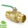 2” Press Brass Ball Valve, Full Port (Lead-Free)