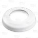 1-1/2" IPS White Plastic Escutcheon for 1-1/2" Iron/Brass/Steel Pipe