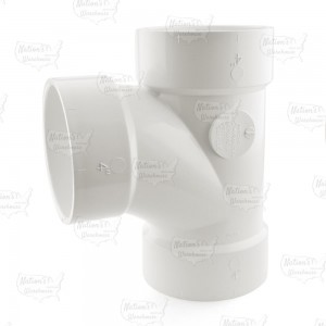 4" PVC DWV Sanitary Tee