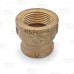 1" x 3/4" FPT Brass Coupling, Lead-Free