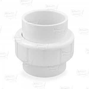 2-1/2" PVC (Sch. 40) Socket Union w/ Buna-N O-ring