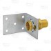 Angle Mounting Bracket w/ 1/2" MIP (3/8" FIP) x 1/2" CSST Adapter