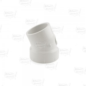 1-1/2" PVC DWV 22.5° Street Elbow