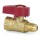 1/2" FIP x 3/8" Flare Gas Ball Valve