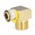 1/2" PEX Press x 1/2" Male Threaded Elbow, Lead-Free Bronze