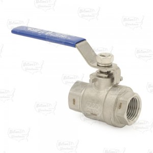 1/2" NPT Threaded 304 St. Steel Ball Valve, Full Port (Lead-Free)..