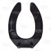 Bemis 1955SSCT (Black) Commerical Plastic Elongated Toilet Seat w/ Self-Sustaining Check Hinges, Heavy-Duty