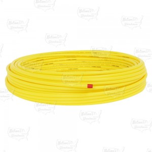 1/2" CTS x 250ft Yellow PE Gas Pipe for Underground Use, SDR-7