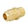 1/2" Flare x 3/8" Male NPT Threaded Brass Adapter