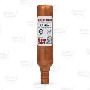 1/2" PEX Straight, Mini-Rester Water Hammer Arrestor (Lead-Free)