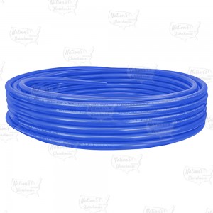 1" x 100ft PowerPEX Non-Barrier PEX-B Tubing, Blue (Expandable, F1960 compliant)