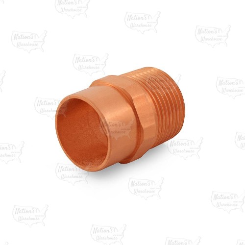 1" Copper x Male Threaded Adapter