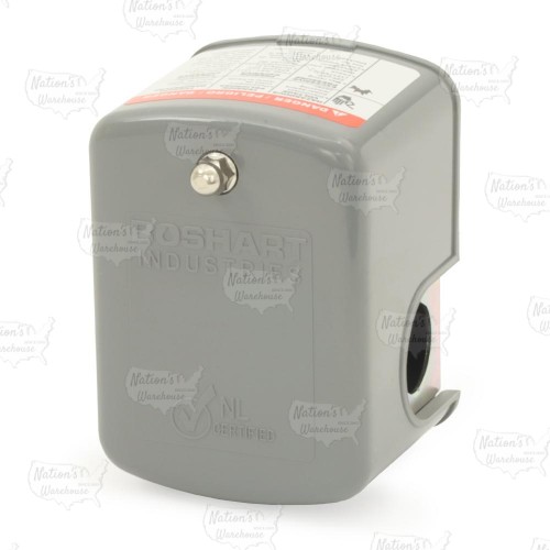 Well Pump Pressure Switch, 40-60 psi, 1/4" FPT, Standard Duty