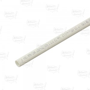 1/2" x 10ft Straight Length (Stick) PowerPEX Non-Barrier PEX-B Pipe, White (Expandable, F1960 compliant)
